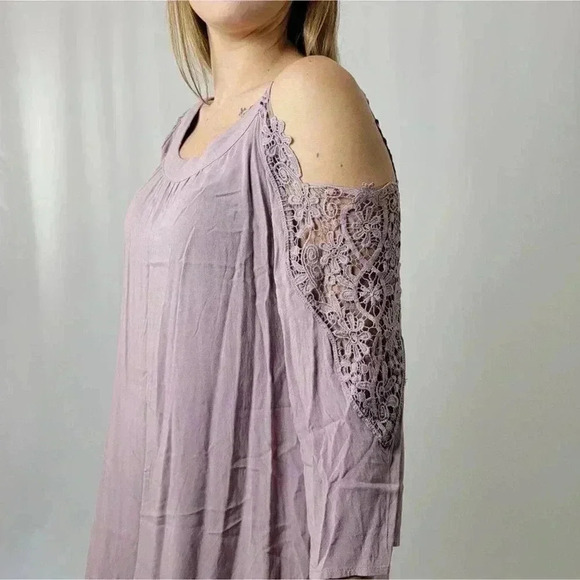 Venus Cold Shoulder Dress in Lavender - S - Picture 3 of 8